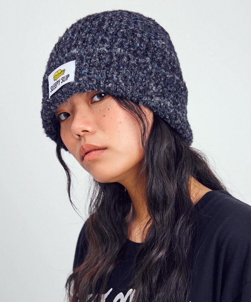 Seullipiseullib Teddy Navy Beanie