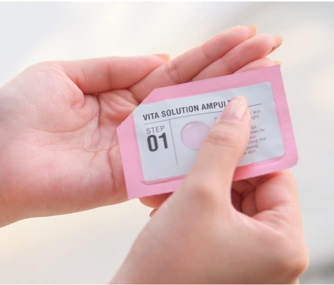 Official CNP Vita Solution Mask 5 sheets Serum Vita Mask 1 sheet x 5 sheets (Vita 1.5ml + 30ml)