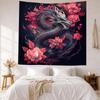 Dragon Wall Decor Tapestry Art For Pet Memorial Birthdaywedding Party Backdrop Family Gift