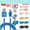 Durable And Stylish Nylon Strong Braided Rope Usb-c Type-c 3.1 Data Sync Charging Cable Cord