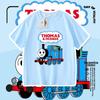 Boys Pure Cotton Lightweight TShirt Thomas Train Childrens Clothing Summer Wear ShortSleeved Shirt for Kids