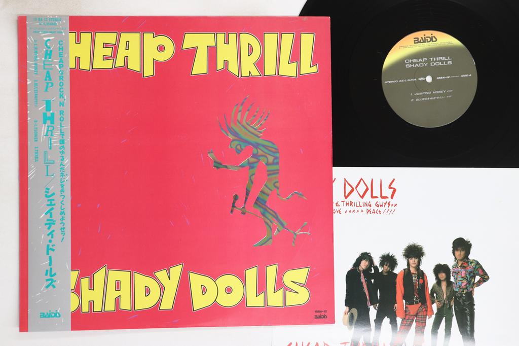 LP Record SHADY DOLLS - Cheap Thrill 15BA12 BAIDIS 1988 Japan Obi Japanese Pop/Rock Used