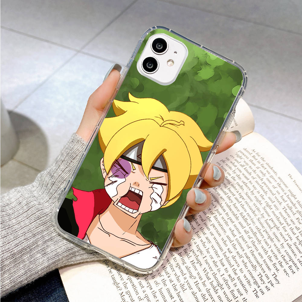 Case for Samsung A04 A14 A23 A34 A54 M23 M33 M52 M53 Realme 10 9 C30S C35 C55 VIVO Y02S Y21 Y51 X80 Pro Transparent Cover WI80 Boruto Anime
