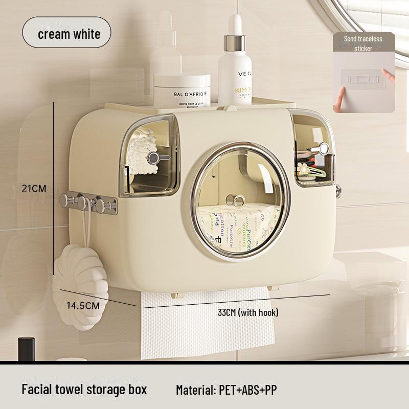 

Высококачественный настенный водонепроницаемый ящик для хранения салфеток и полотенец для лица