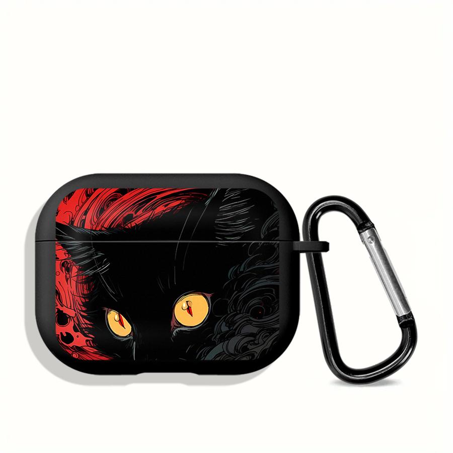 Cool Dark Funny Cat Earphone Cases Cover Case For Airpods 1 4 Pro2 3 Pro Pro3 2
