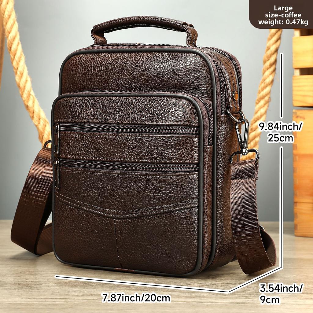 Retro and Versatile Single-shoulder Bag, High-end Commuting Outdoor Crossbody Bag, Multi-pocket Casual Small Crossbody Bag
