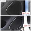 For VOLVO XC60 2018 - 2024 Car Door Speaker Loudspeaker Sound Frame Decoration Cover Trim Stainless Steel Accessories Interior