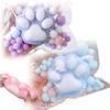 Squeeze Ball Cat Paw Large Paw Print Fluffy Paw Print Squeeze 7cm Set Squeeze Toy Cat Paw Handmade TPR Soft Low Rebound Realistic Touch Cat Claw Cat