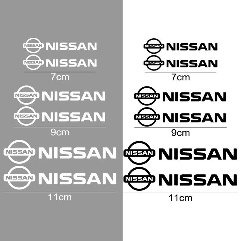 6PCS Car Brake Caliper Vinyl Stickers Wheel Decals for Nissan X-trail Qashqai Rogue Sport Kicks Tiida Altima Versa Juke Leaf