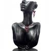 Super Flash Zircon Butterfly Tassel Earrings Necklace Set Temperament Fashion Collarbone Chain High Sense Wedding Accessories