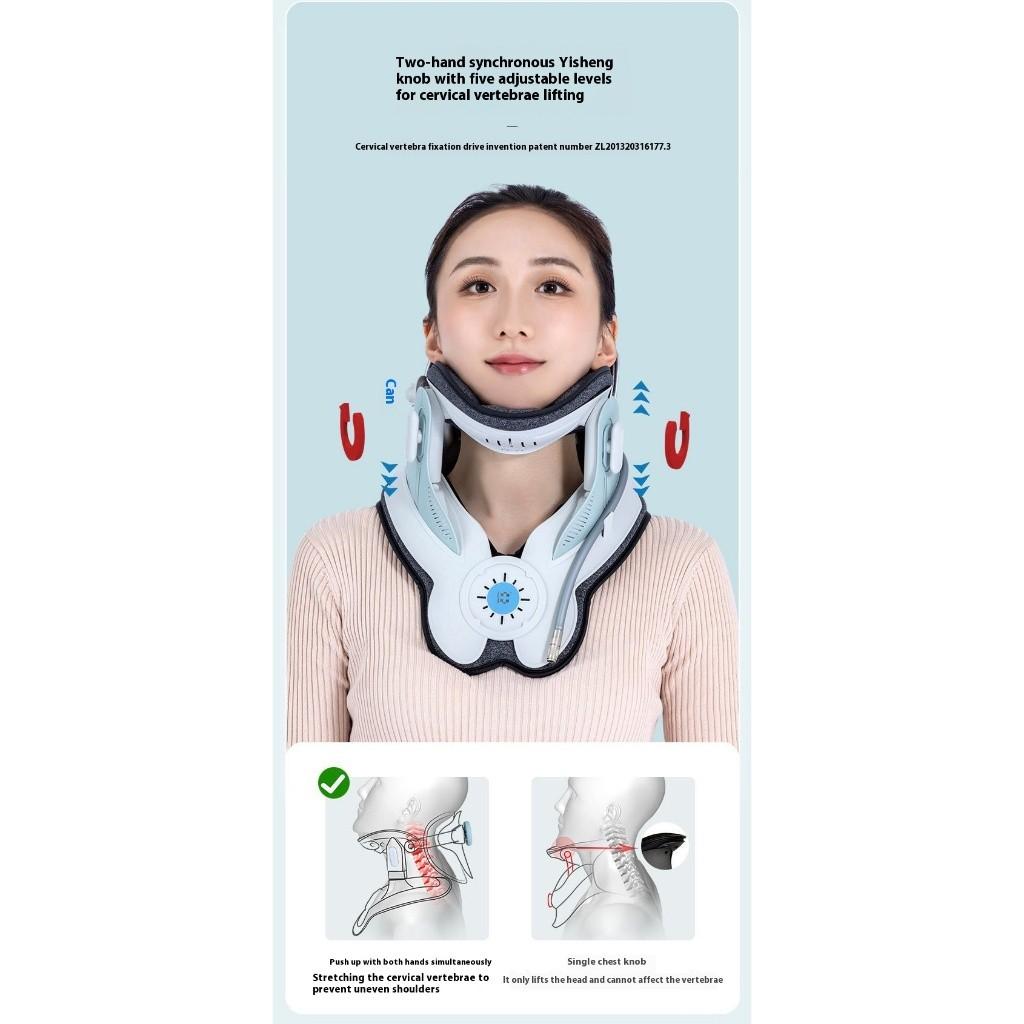 Medical Cervical Traction Correction Device Neck Pain Relief and Support Inflatable Pinched Nerve Neck Stretcher