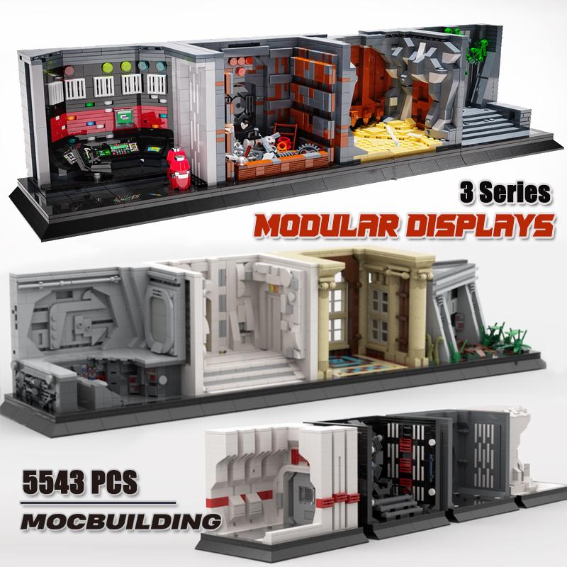 

Фильм Ultimate Collector Мини-модель Модульные дисплеи Moc Строительный блок DIY Сборочные кирпичи Креативные игрушки для просмотра улиц Подарки