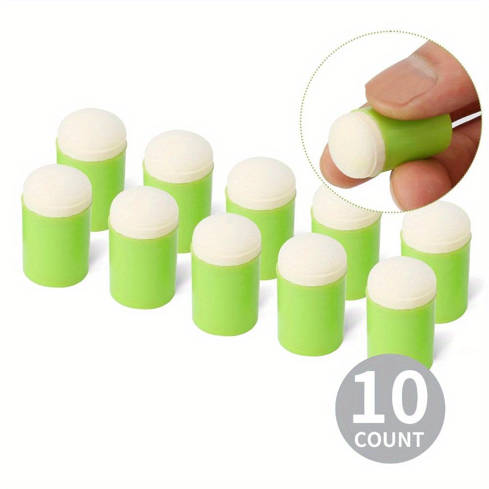 

10PCS Craft Finger Sponge Daubers Drawing Project Finger Painting Sponge Set for Card Making, Painting, Stamping, Ink CHINA
