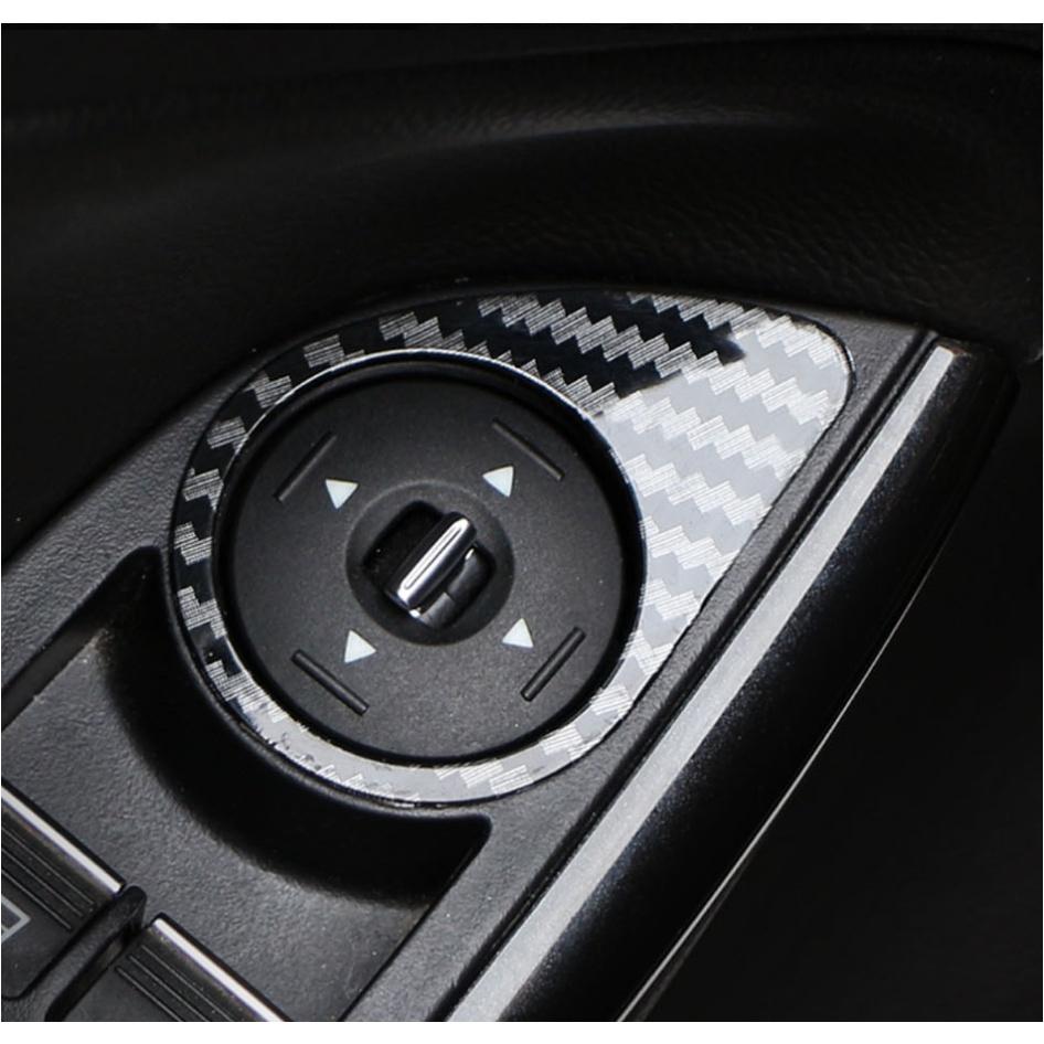 For Ford Focus 3 Focus3 MK3 2012 - 2018 Side Rearview Mirror Adjustment Knob Button Sticker Cover Trim Interior Accessories