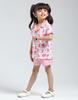 MONTE CARLO Girl's Regular Fit Printed Half Sleeve Short Set