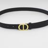 D-Buckle Gold Alloy Buckle Belt Women'S Student Jeans Belt Women'S
