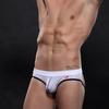 Men Briefs Low-rise U-Convex Patchwork Color Thong Breathable Mesh Hip Lifting Fine Stitching Underwear