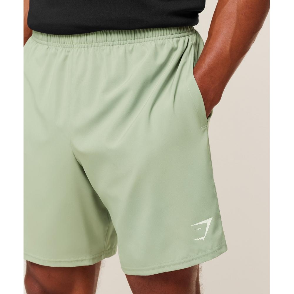 Gymshark Przybycie 7 Spodenki Gs Haze Green A2a1l Edc3