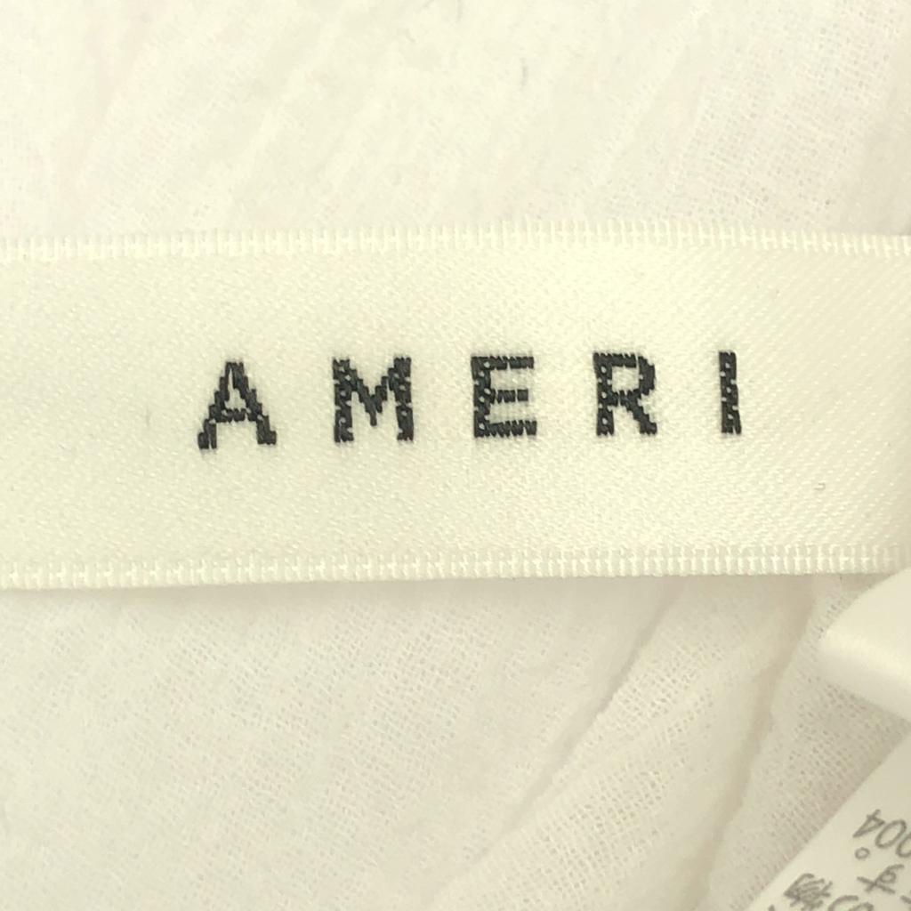 AMERI UNDRESSED Long Sleeve Puff Sleeve Tunic F White Blouse Women Used