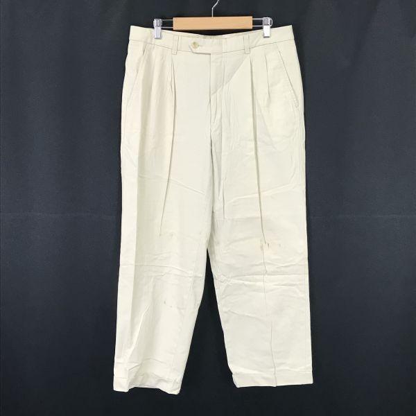 

BURBERRY by Sanyo Shokai/Tapered Pants/Mens 85/Inseam 68cm/White/Made in Japan