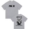 Trendy Unisex Unisex Concert Photo Collage Front Back Art Print Short Sleeve Tshirt Streetwear Loose Cotton Tee Tops