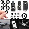 Car Stickers Dedicated Key Shell Emblem Paster For Renault Nema Duster Logan Sandero Lodgy Dokker Stepway Mcv 2 Car Accessories S888