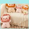 Cute Lion Plush Toy Stuffed Animal Doll For Girls Ideal Birthday Gift For Best Friends And Girlfriends Pink And Yellow 40cm