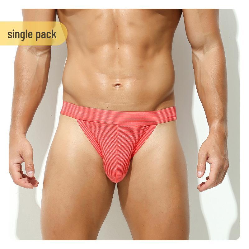 Men's Ice Silk High-Cut Nylon Briefs - Sexy and Comfortable Underwear