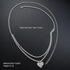 European and American Sexy Double Layer Heart Pendant Waist Chain - Fashion Diamond Belly Dance Navel Accessory