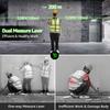 Huepar Dual Laser Rangefinder 120M/200M Green Beam Digital Laser Meter Multiple Unit Measurement Tool With Backlit LCD display