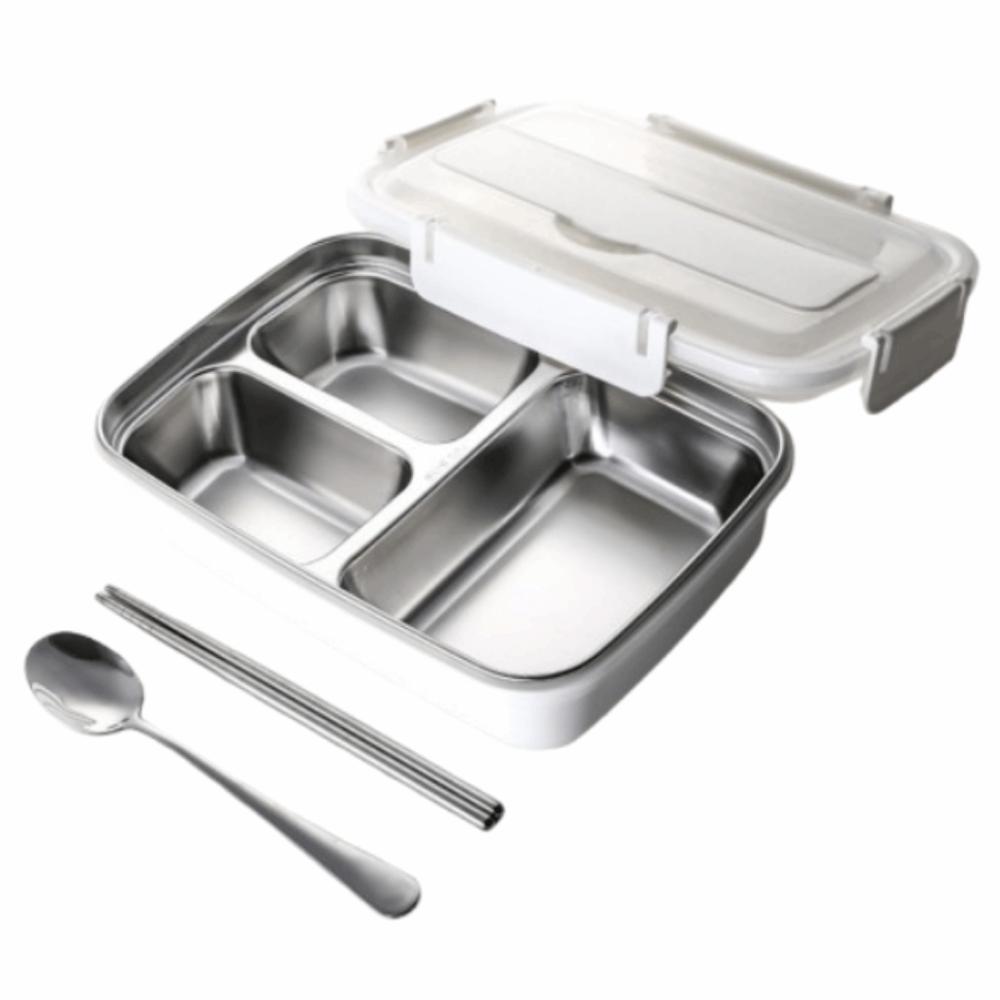 Stainless Steel Divides Food Container Sealed Lunch Container Food Storage Crisper  Travel