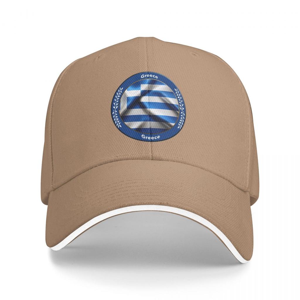 Coat Arms Of Greece Country Flag Team Baseball Caps Snapback Baseball Hats Breathable Casual Casquette Outdoor Unisex