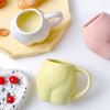 3D Ceramic Coffee Mugs with Handle Milk Juice Mug Drinkware Home Decor Porcelain