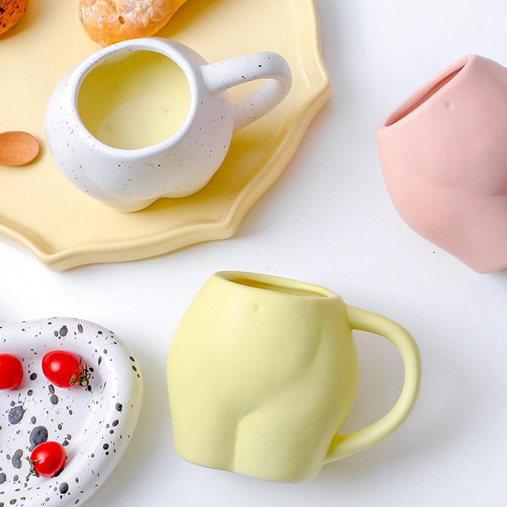 3D Ceramic Coffee Mugs with Handle Milk Juice Mug Drinkware Home Decor Porcelain