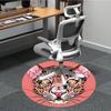 1pc Leopard Print Office Round Area Rug,  Mat Suitable For Office, Under Office Chairs Bedroom Living Room Home Decor, Room Deco