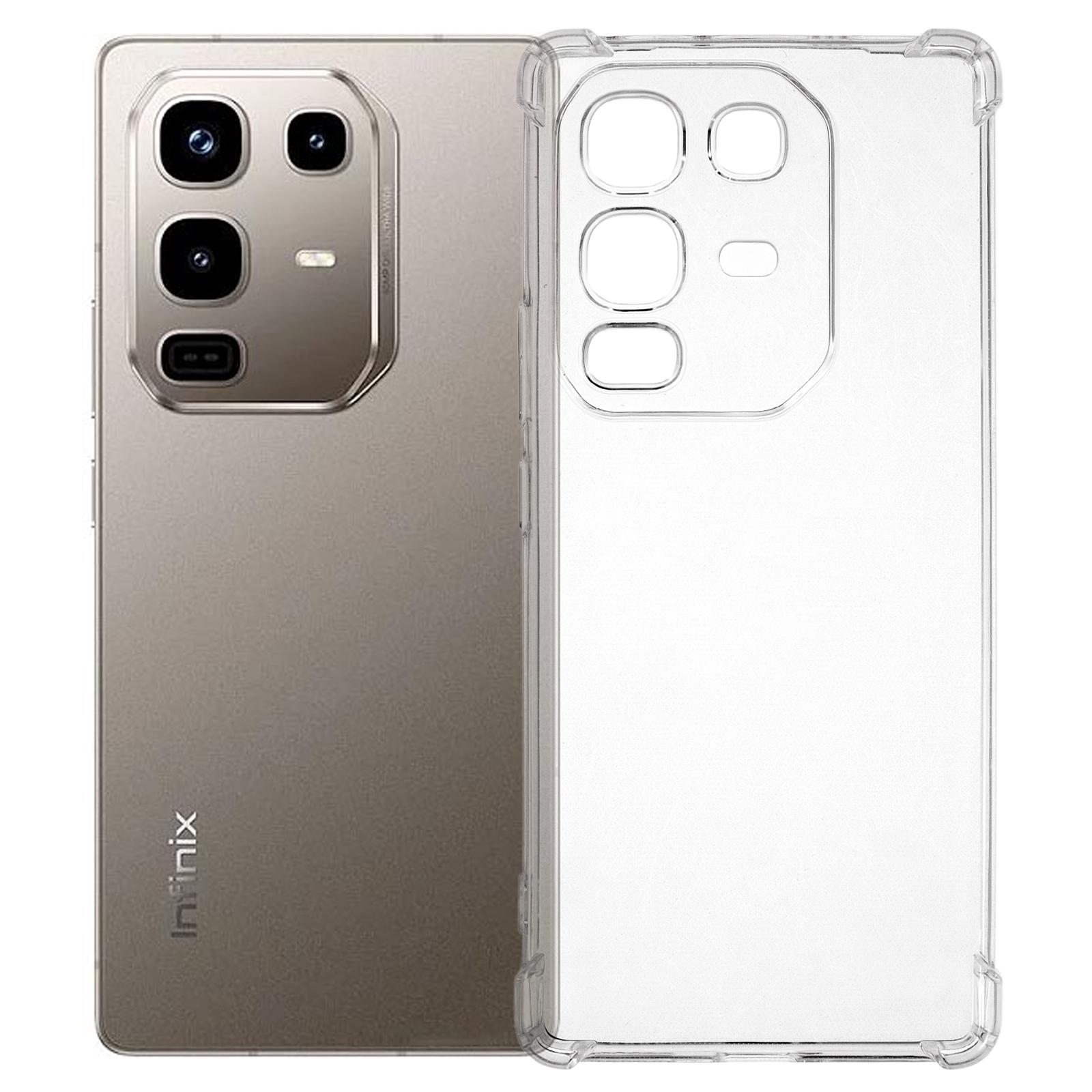 

Для телефону Infinix Note 50 4G/Note 50 Pro 4G Чохол посилені чотири кути протиударний прозорий TPU чохол As Shown A