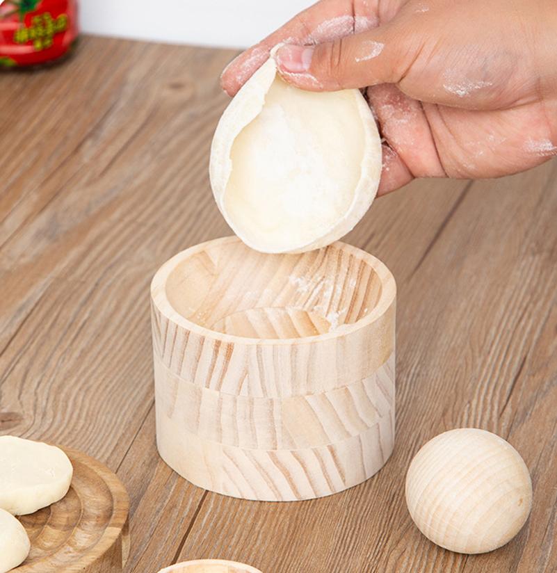 Wooden Handmade Round Dumpling Maker The Ultimate Tool For Pressing Dumpling Wrappers Quick Dumpling Wrapper Maker