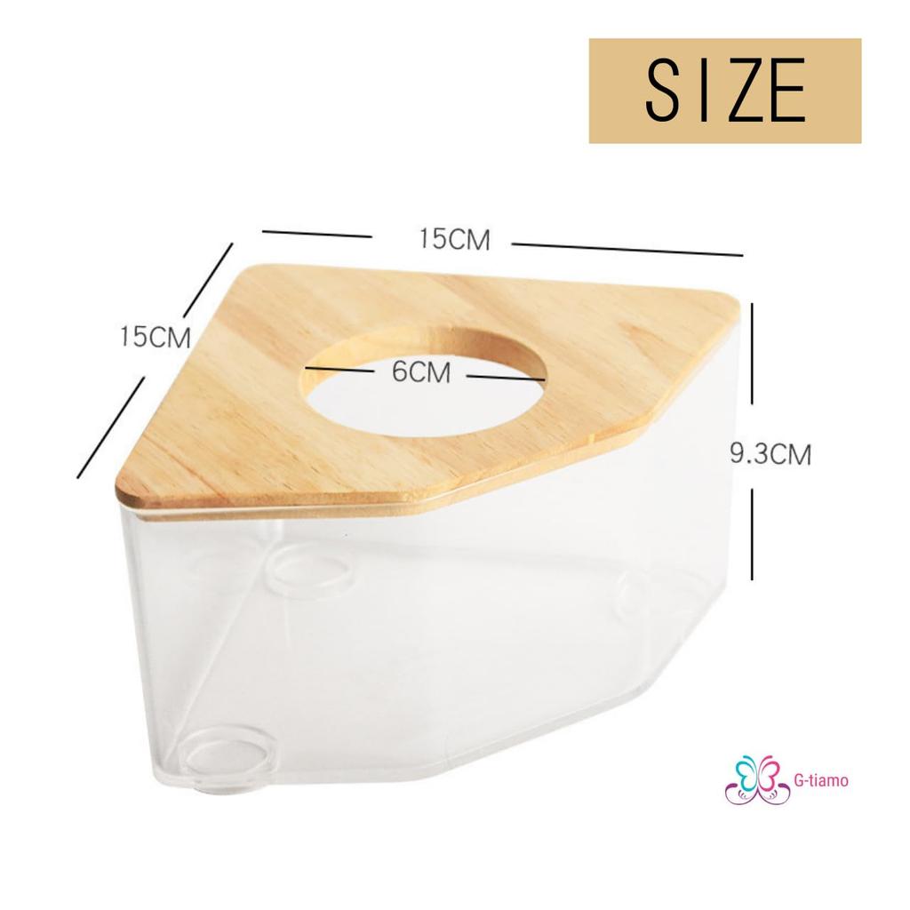 [Zitiamo] Hamster Toilet, Easy to Clean, Splash-Resistant, 15*15*9mm, Hamster House, Sand Bath, Clear, Corner Type, Multi-Function, Deodorizing, Bath,
