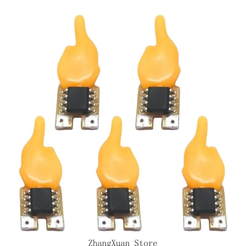 5Pcs LED Flashing Lights Party Decoration Light Bulb Accessories 3XUF