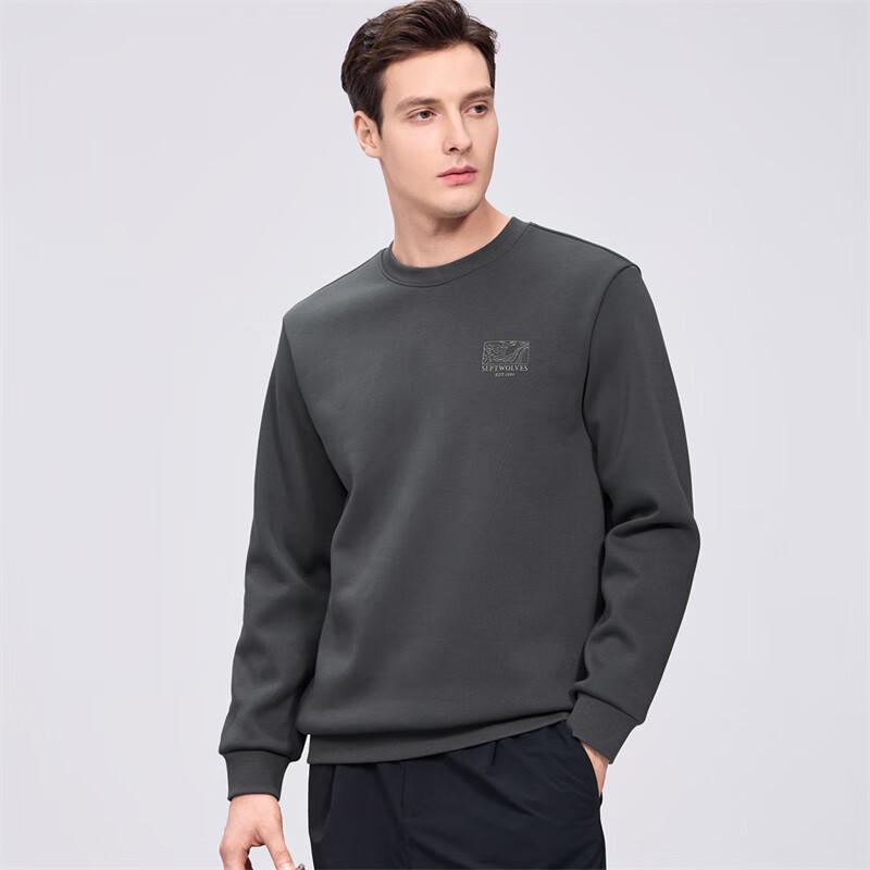 Septwolves Men's 7A Antibacterial Fleece-lined Winter Sweatshirt