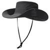 Summer Outdoor Solid Color Fisherman Hat Fishing Large Brim Sunshade Quick-Dry Hat Foldable Mountaineering Hiking Sun Protection