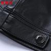 Hengyuanxiang Men's Genuine Leather Casual Jacket