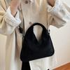Shoulder Bag Suede Triangular Hand Bag Handbag Solid Color Tote Bag Slouchy Hobo Bags  Holiday