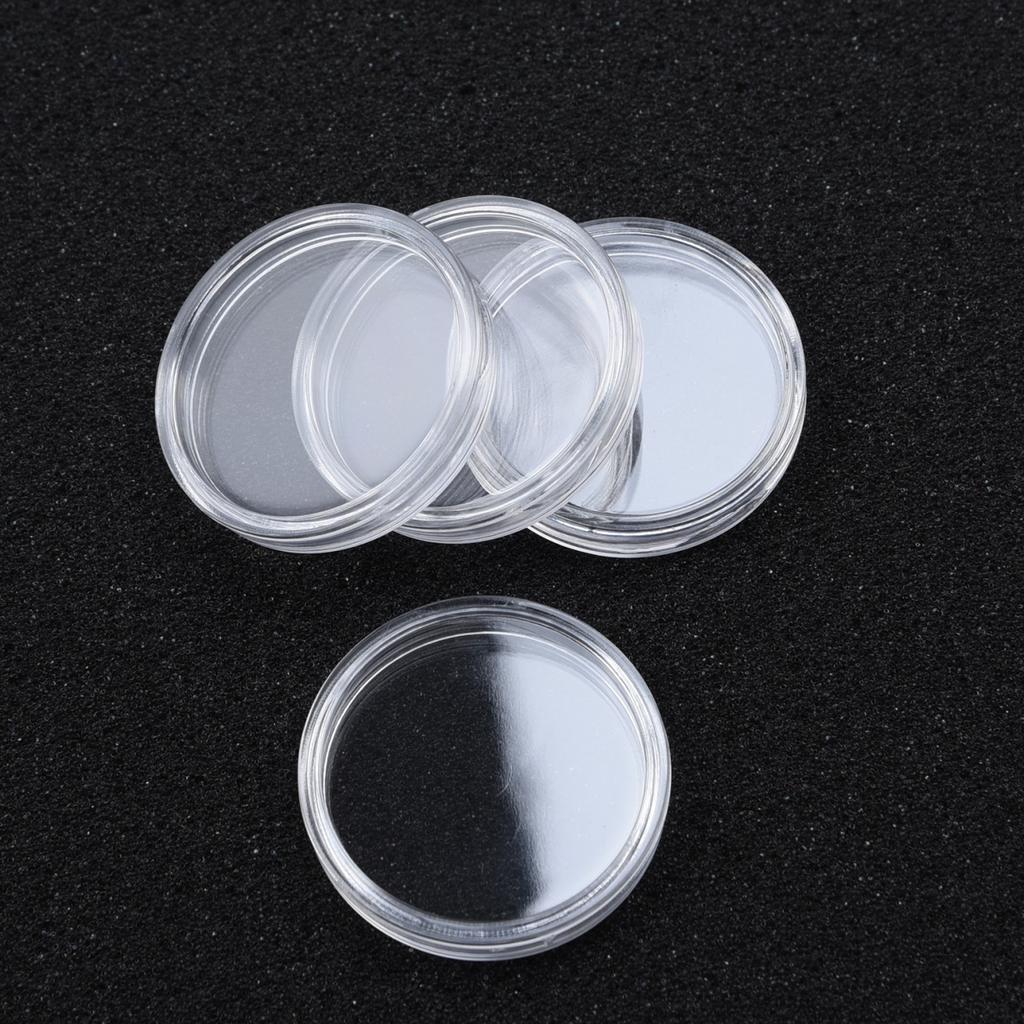 Coin Boxes Plastic Storage Collectibles Cases Display Anti-scratch Fashion