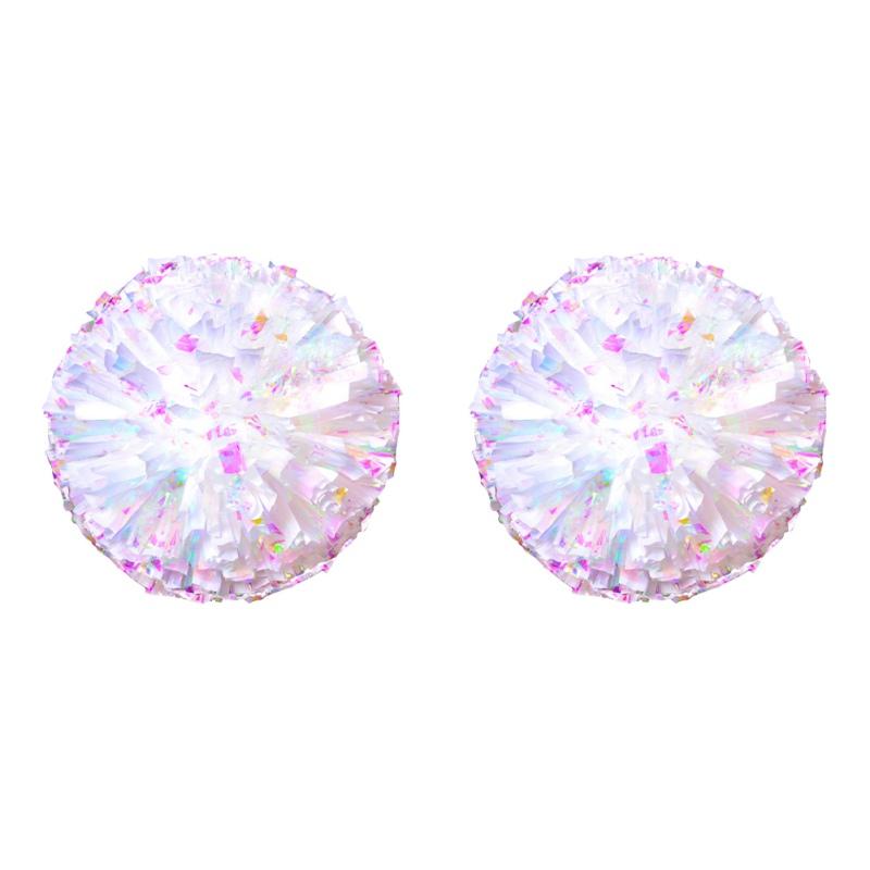 Cheerleading Poms Sports Dance Team Spirit 2 PCS with Baton Handle