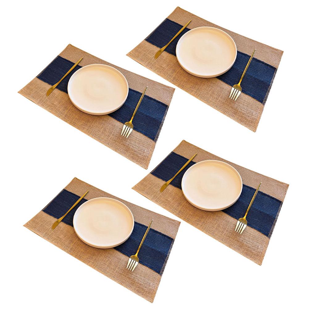 4 Stück Ölbeständige und wasserdichte Tischmatte 45*30cm Multifunktionale Beständige Esstischmatten Für Hotels, Küchen Dekoration