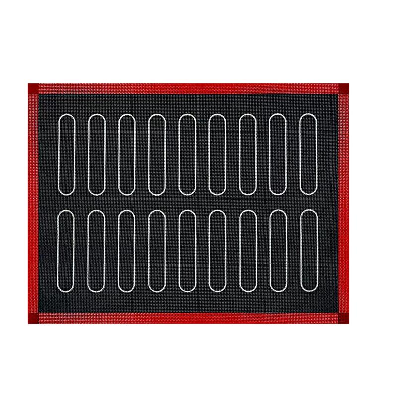 1Pc Perforated Silicone Baking Mat, With Puff & Round Patterns, Reusable Non-Stick Oven Liner, For Cookies Macaron Bread