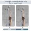New Stainless Steel Shower Extension Rod Round 6 Inches Extension Tube Shower Head Rod
