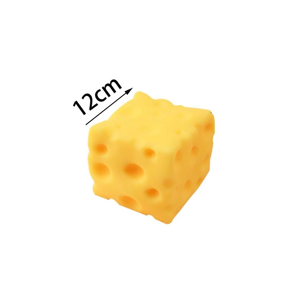 Sensory Stress Relief Giant Cheese Squishys Soft Novelty Food Theme Cheese Cubes Toys