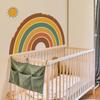 Fun-L026 Cartoon Halbkreis Regenbogen Sonne Schlafzimmer Wohnzimmer Einkaufszentrum Hintergrundwand Verschönerung Wandaufkleber Aufkleber